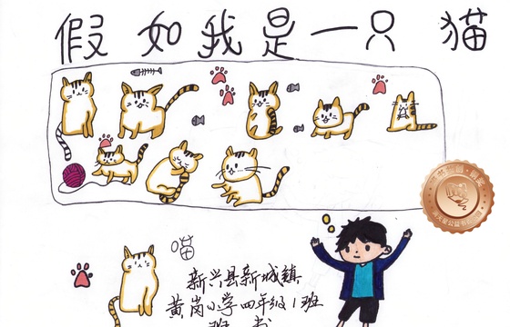 新兴县铜奖 | 《假如我是一只猫》