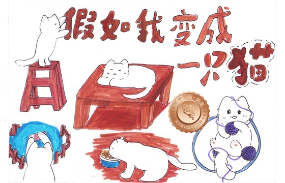 新洲区铜奖 | 《假如我变成一只猫》