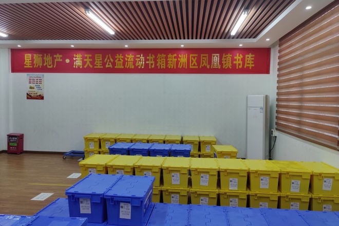 新洲区凤凰镇流动书箱书库